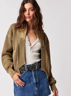 Free People Worn Thru Surplus Cardi
