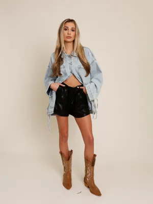 FRNCH SHANI PLEATED SHORTS