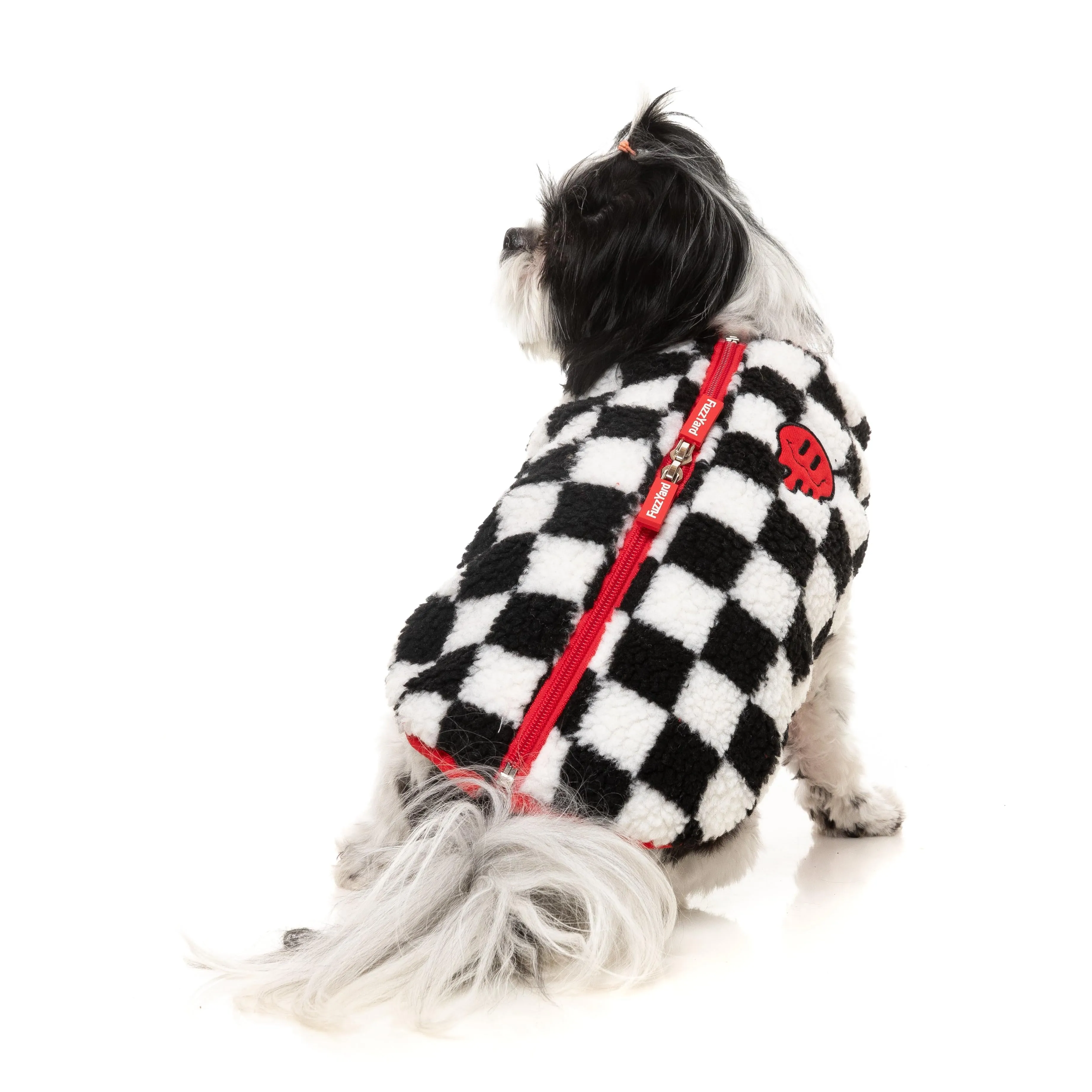 FuzzYard Dog Apparel Jacket Ollie Red Size 4