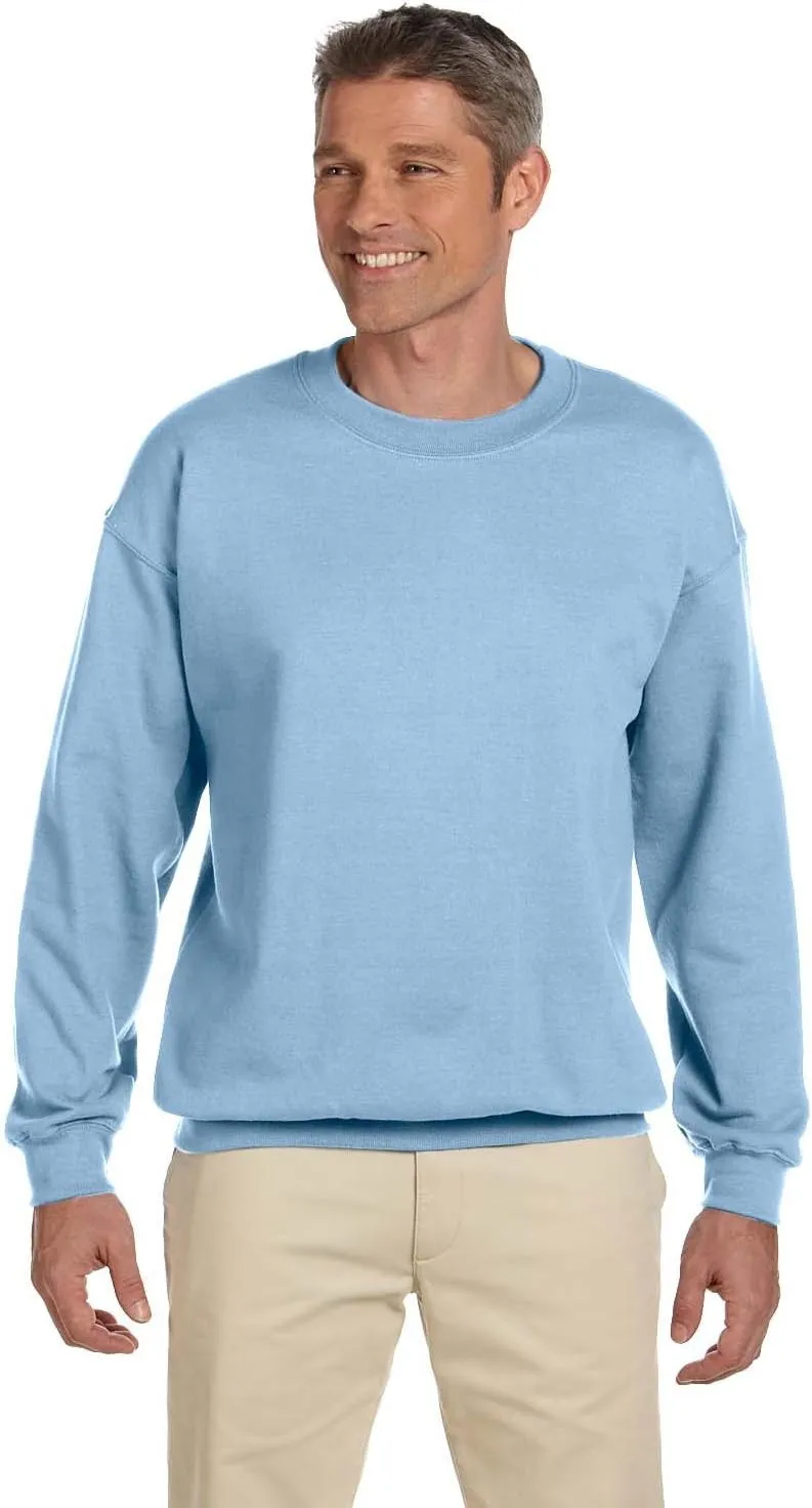 Gildan Men's Heavyweight Waistband Sweatshirt, Light Blue, 3XL