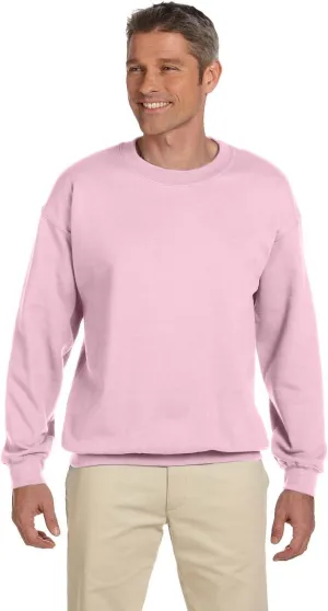 Gildan Men's Heavyweight Waistband Sweatshirt, Light Pink, XL
