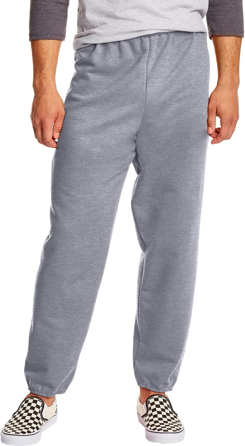 Hanes Men's Ecosmart Best Sweatpants, Athletic Lounge Pants with C"ed Cuffs