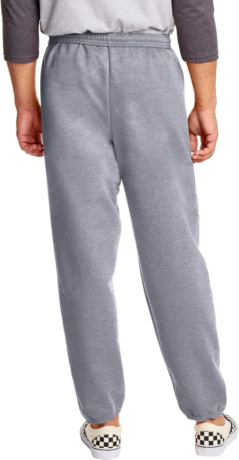 Hanes Men's Ecosmart Best Sweatpants, Athletic Lounge Pants with C"ed Cuffs