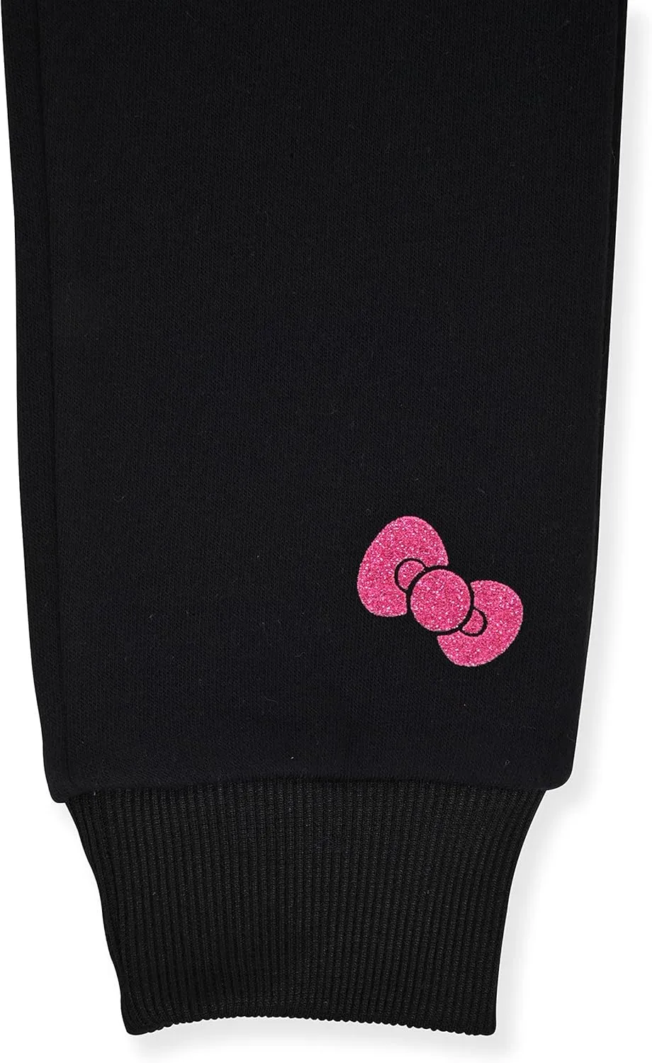 Hello Kitty Girls Sherpa Fleece Jogger Set 2 Piece Crew Neck Sweatshirt and Sweatpants