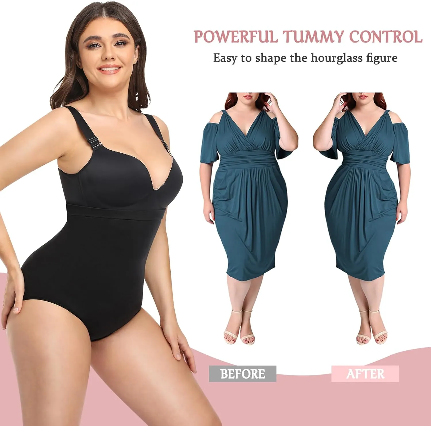 High Waisted Shapewear for Women Tummy Control Panty Underwear Seamless Comfort Slimming Briefs