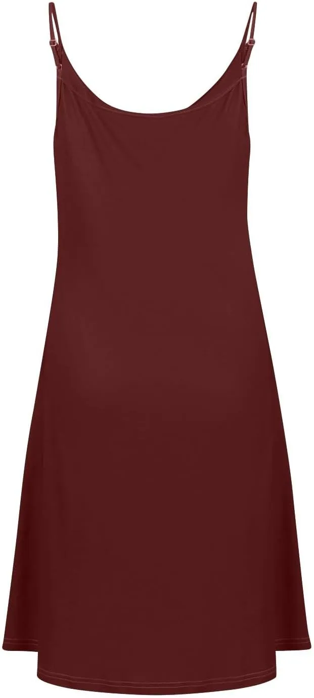 hlysgo Button Down Dresses for Women Casual Loose Fit Sleeveless V Neck Mini Sundress Summer Spaghetti Straps Beach Dress