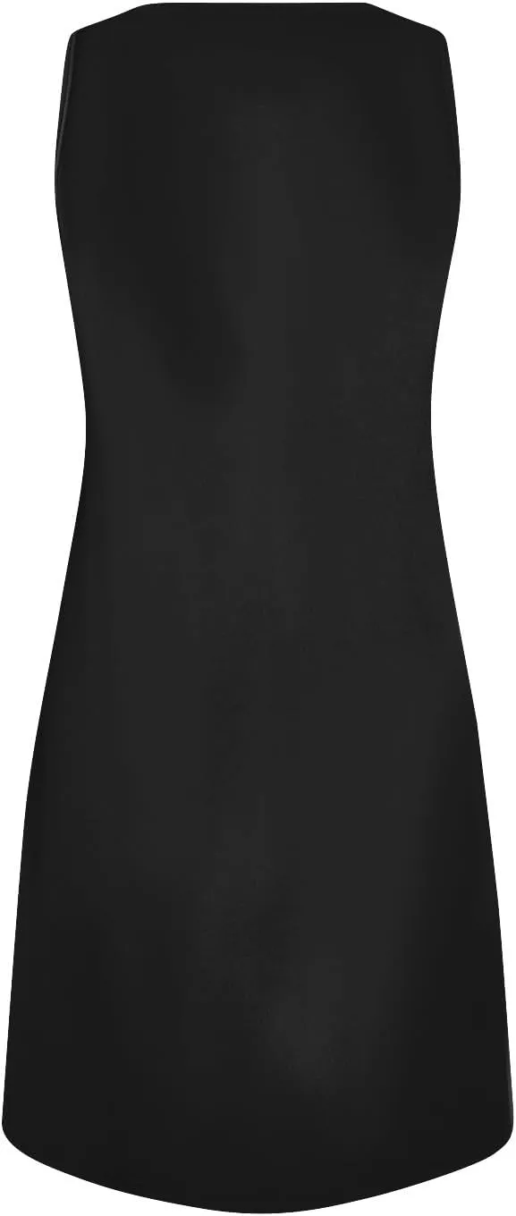 HXHYQKP Sun Dresses for Women 2025 Vacation Summer Casual Sleeveless Tank Dress Beach Cover Ups Trendy Midi Sundress