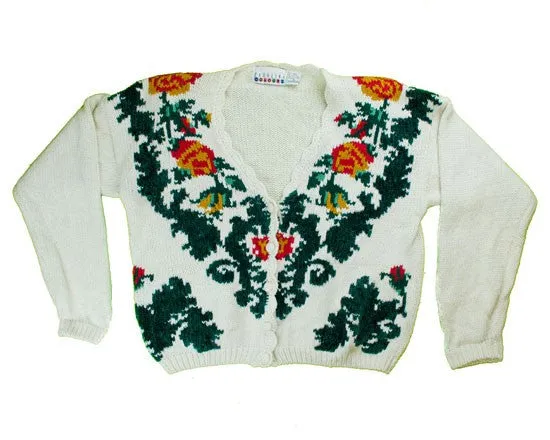 I Think They Are Flowers-Small Christmas Sweater