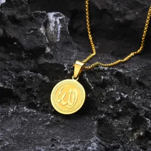 Islam Allah Necklaces for Men Boys