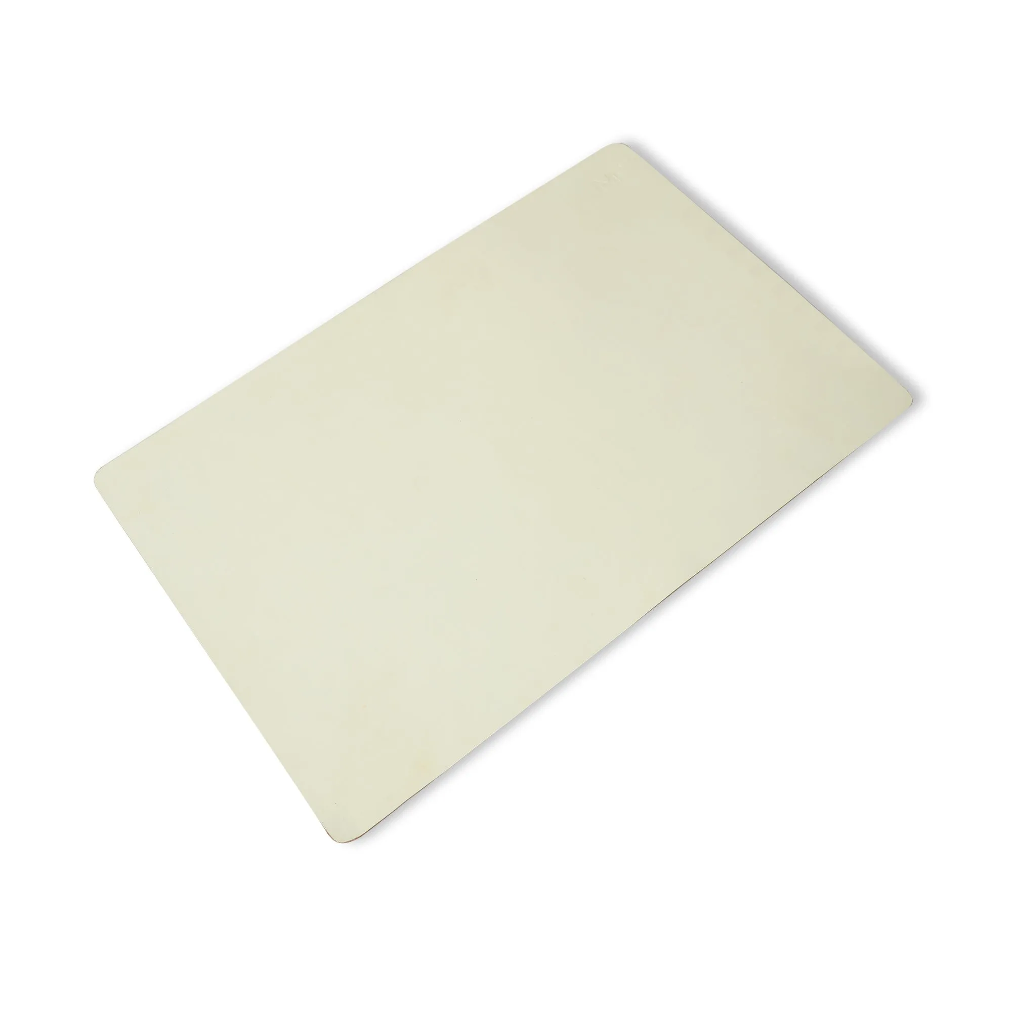 Ivory Elegance Leather Desk Mat   Mouse Pad