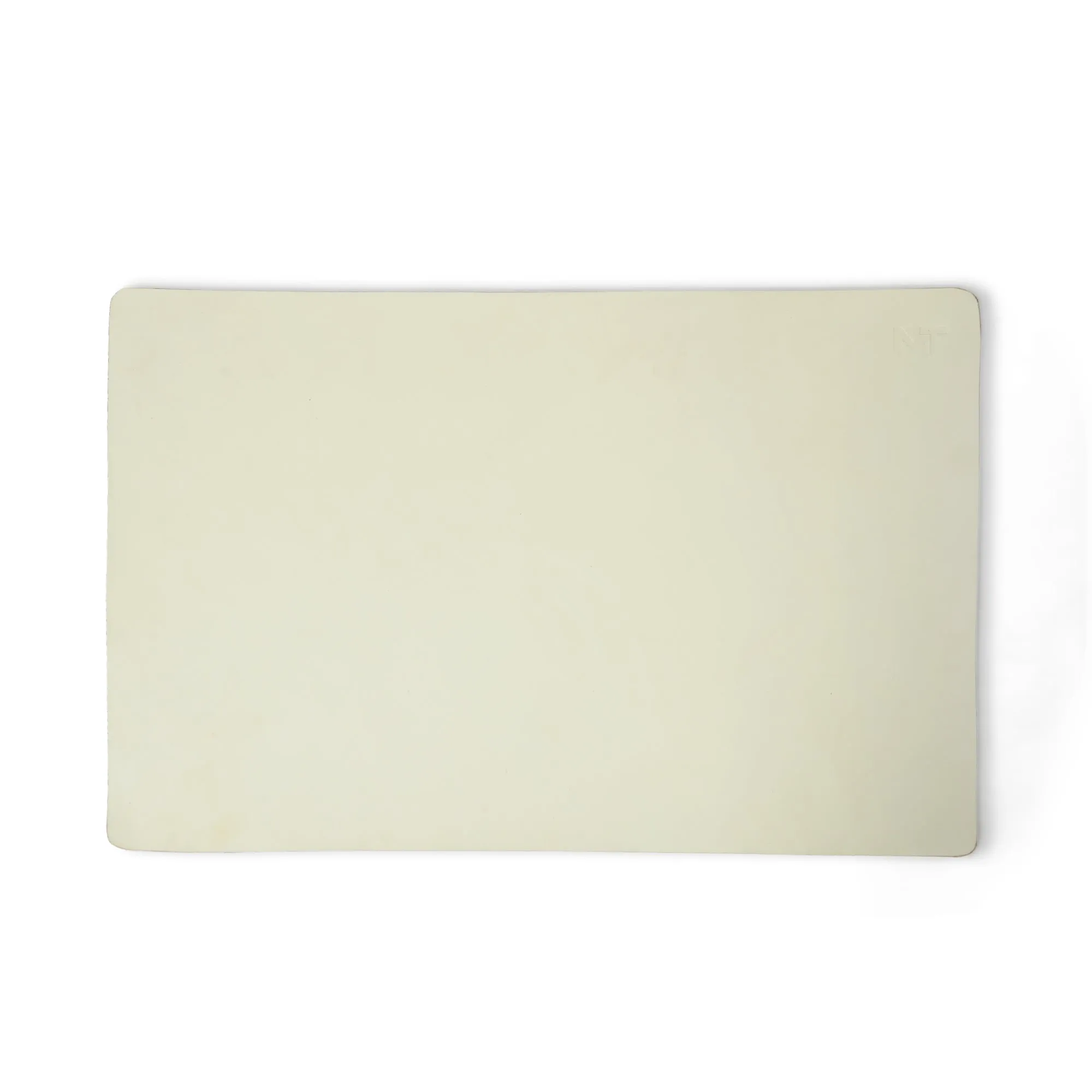 Ivory Elegance Leather Desk Mat   Mouse Pad