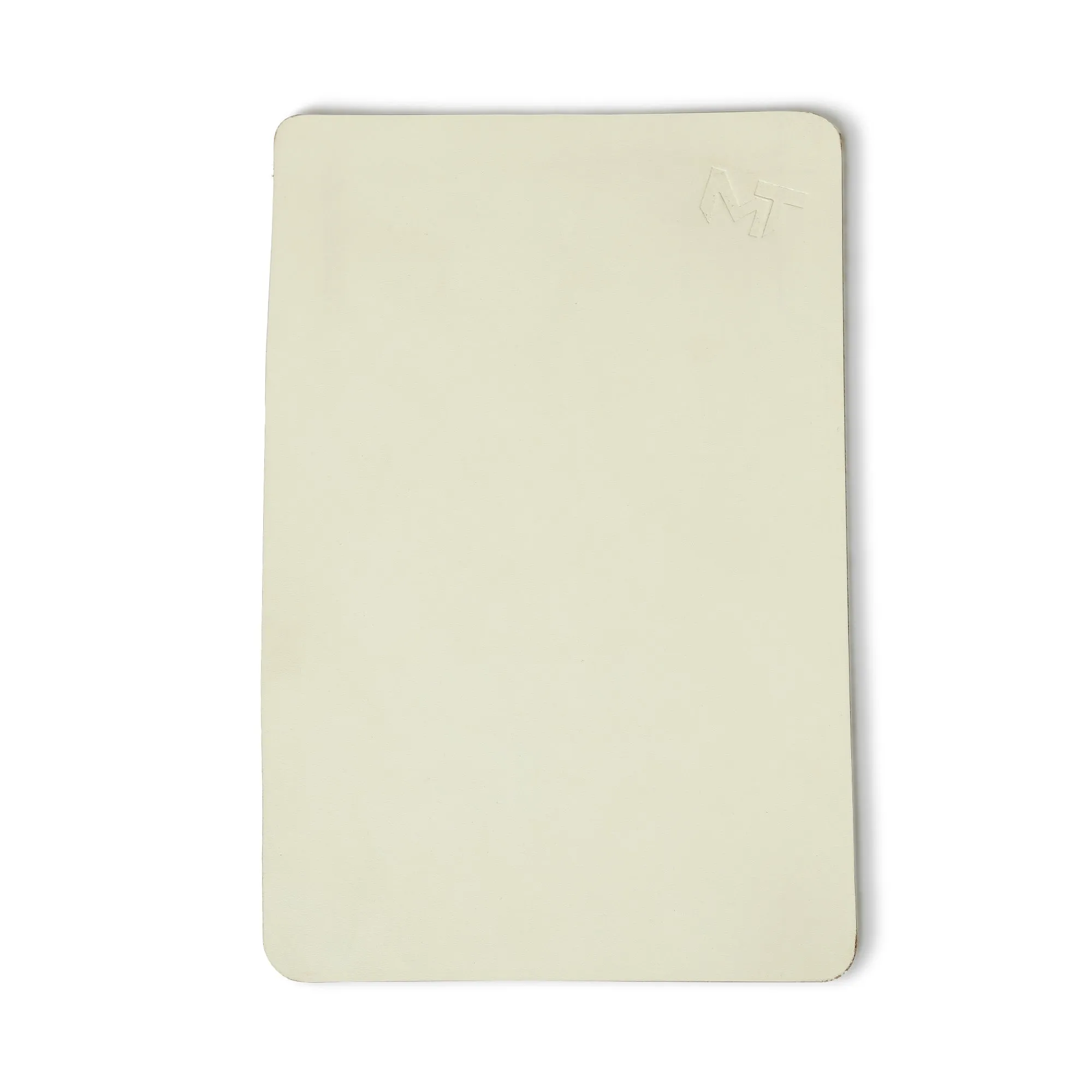 Ivory Elegance Leather Desk Mat   Mouse Pad
