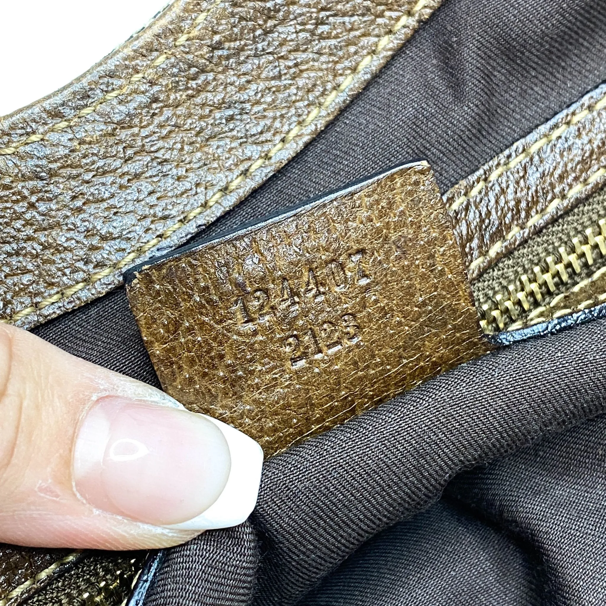 Jackie O Hobo Nailhead GG Canvas Shoulder Bag