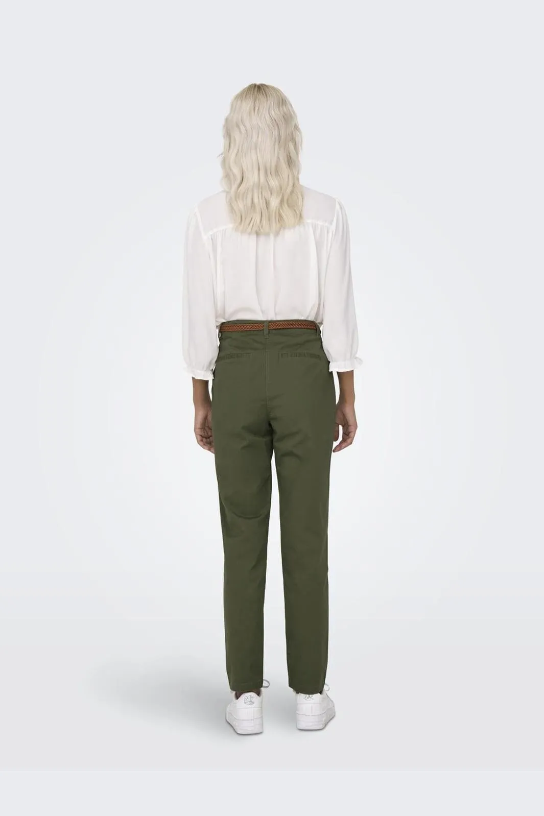 JDY - JDYchicago Belted Chino Pants Dia - 4388910 Kalamata