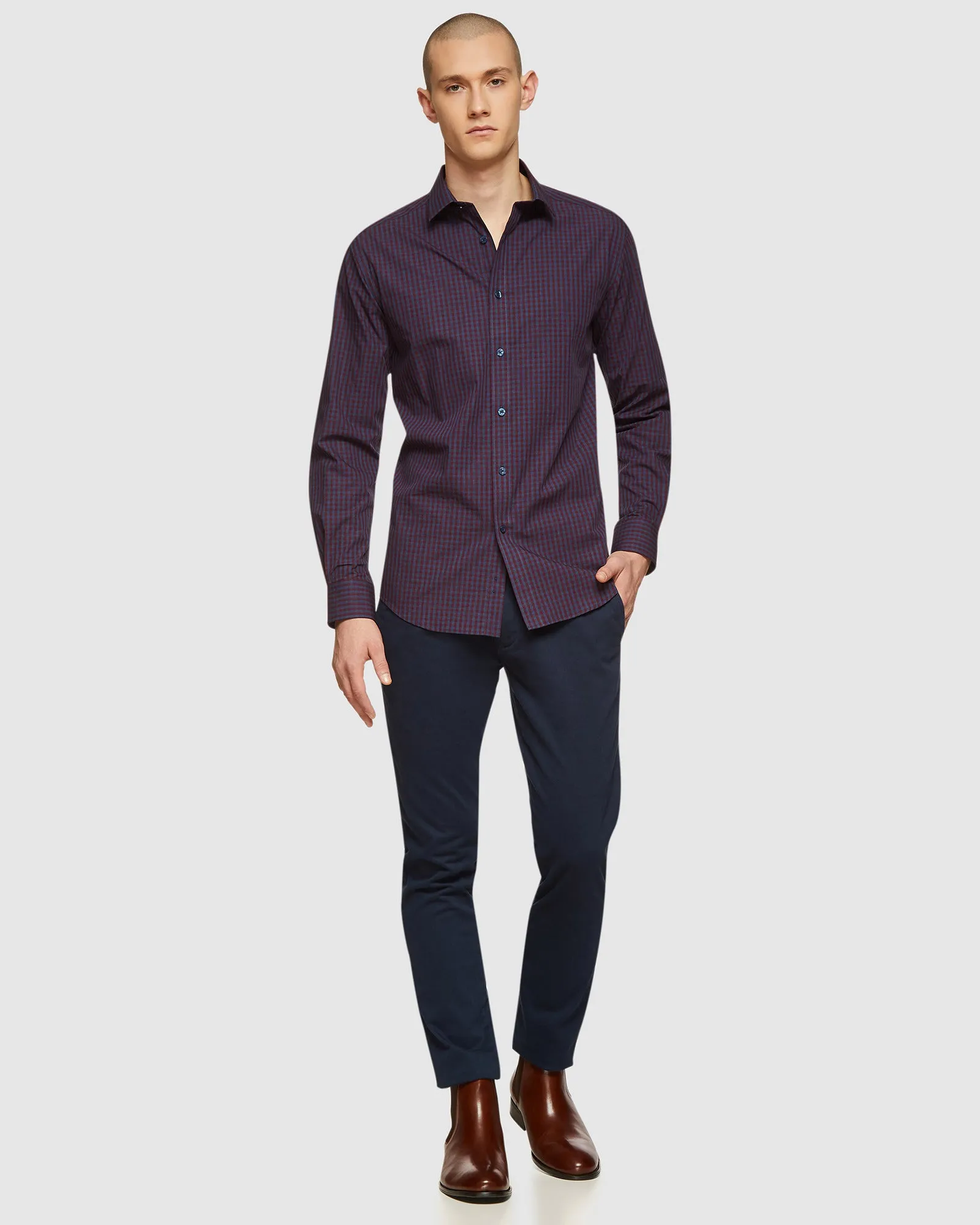 Kenton Checked Regular Fit Shirt