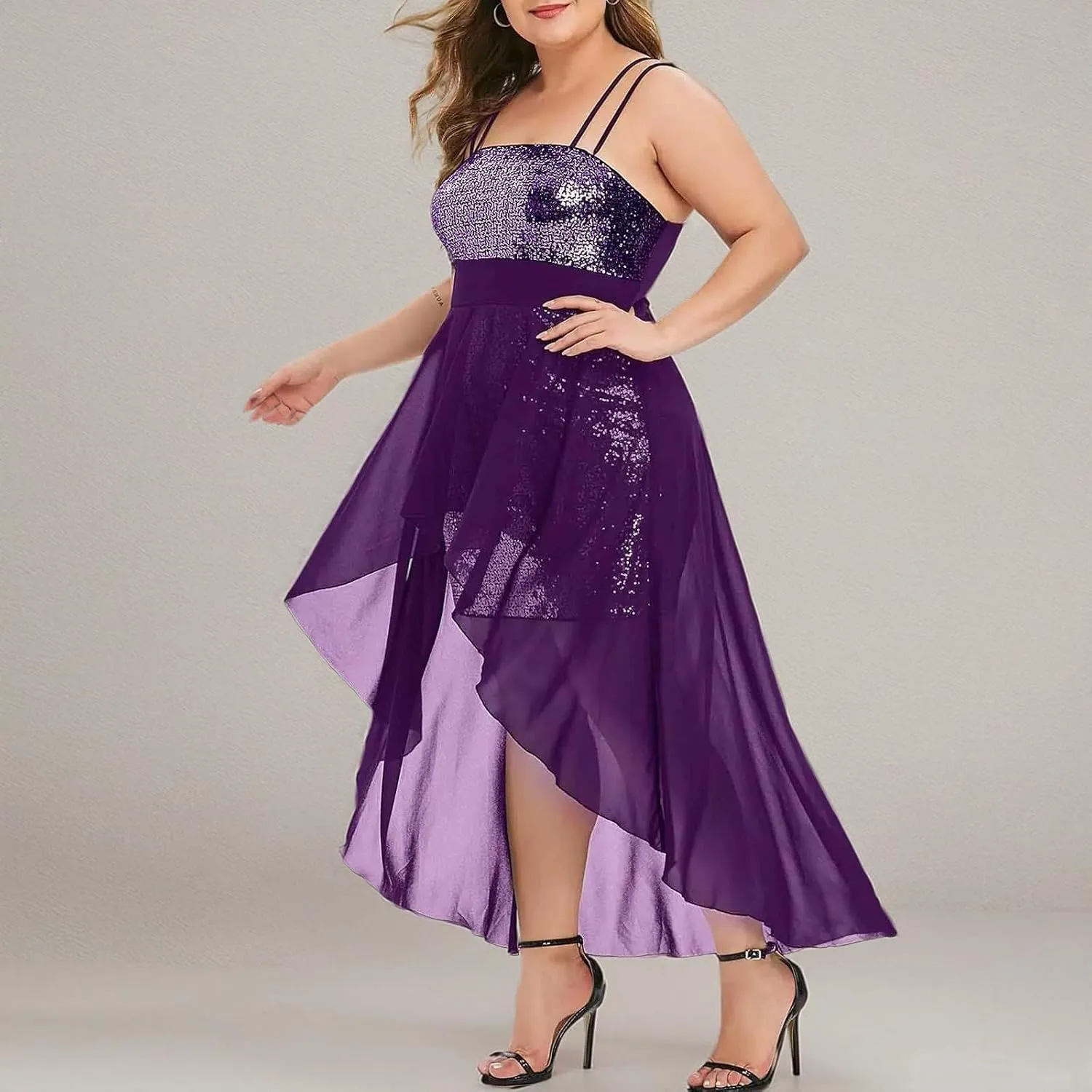 Kuluzego Womens Homecoming Dresses - Formal Sparkly Sexy Spaghetti Strap Dresses 2025