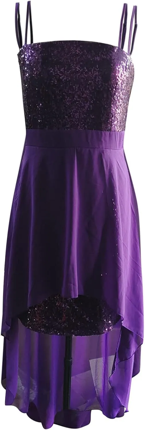 Kuluzego Womens Homecoming Dresses - Formal Sparkly Sexy Spaghetti Strap Dresses 2025