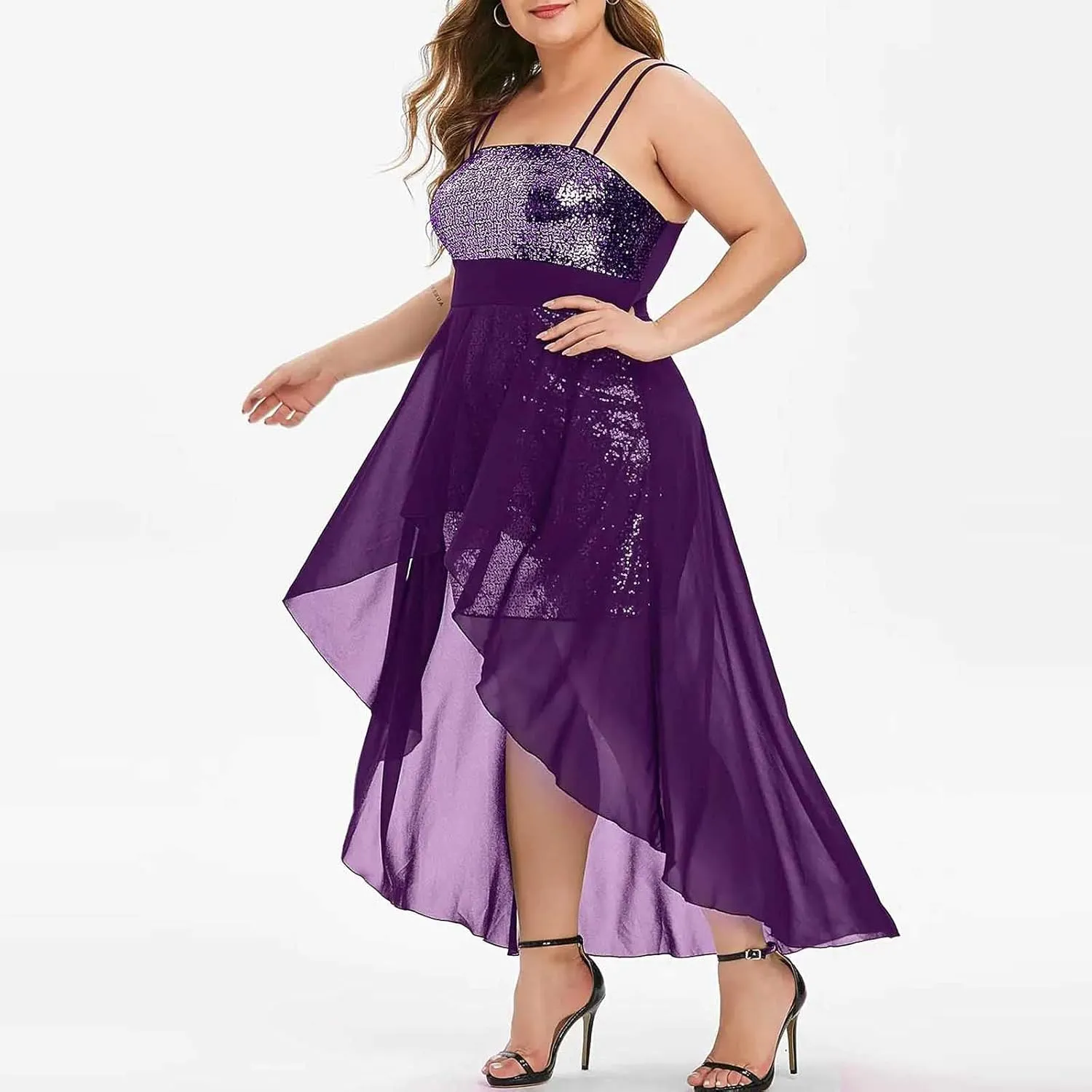 Kuluzego Womens Homecoming Dresses - Formal Sparkly Sexy Spaghetti Strap Dresses 2025
