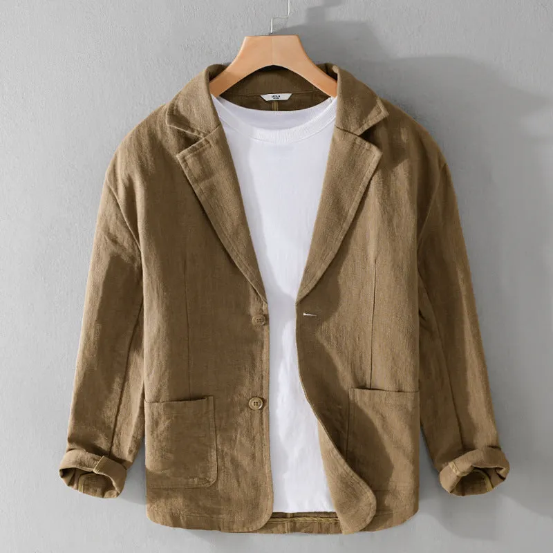 Leandro Linen Men's Jacket