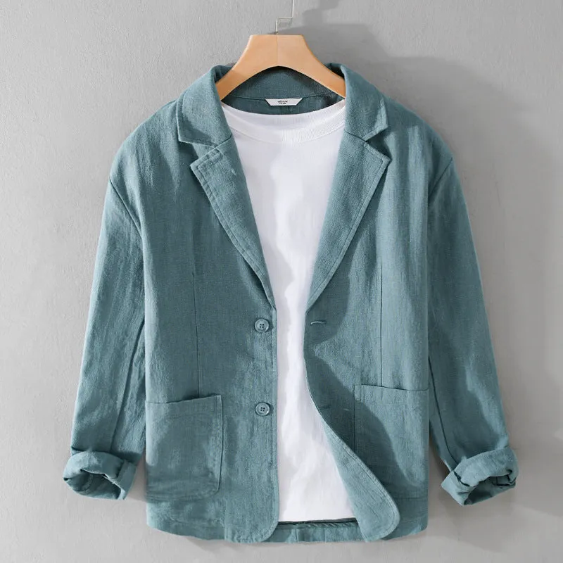 Leandro Linen Men's Jacket