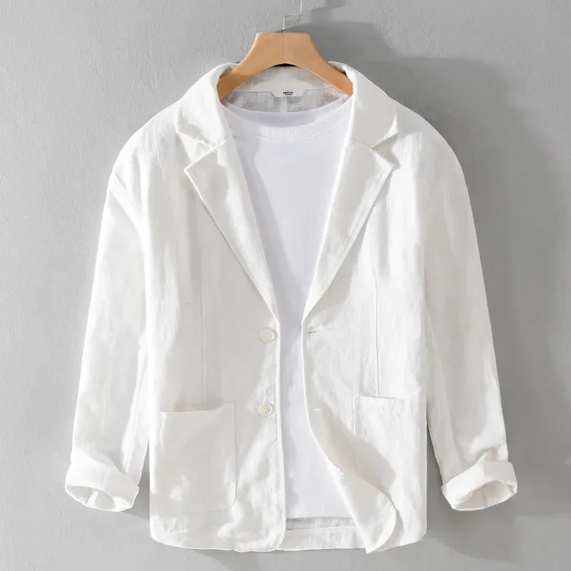 Leandro Linen Men's Jacket