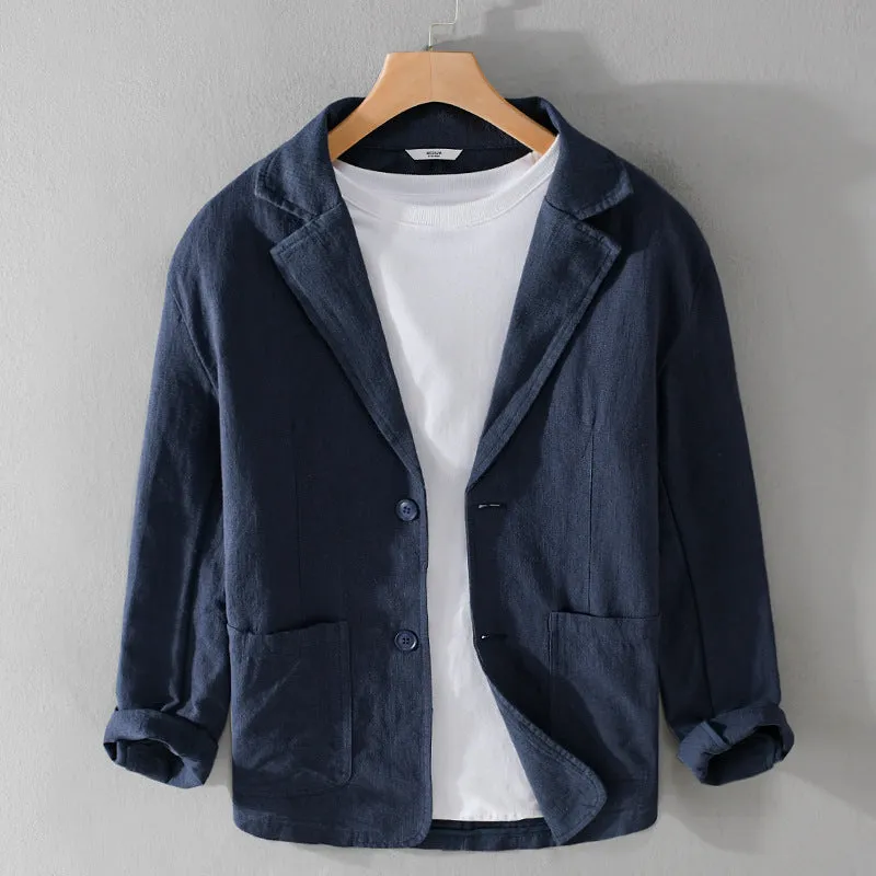 Leandro Linen Men's Jacket
