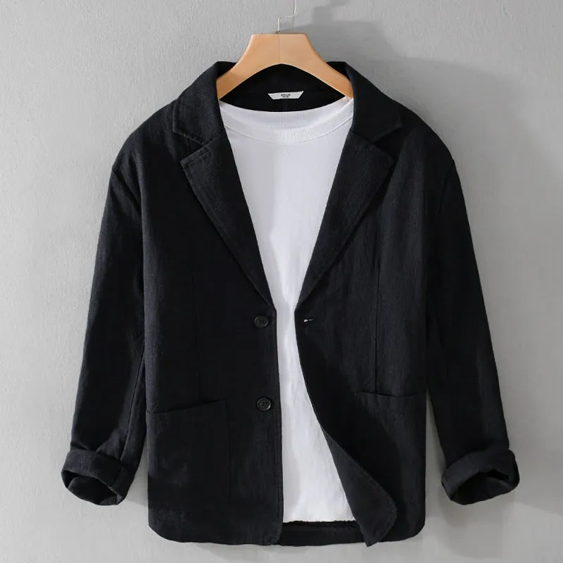 Leandro Linen Men's Jacket