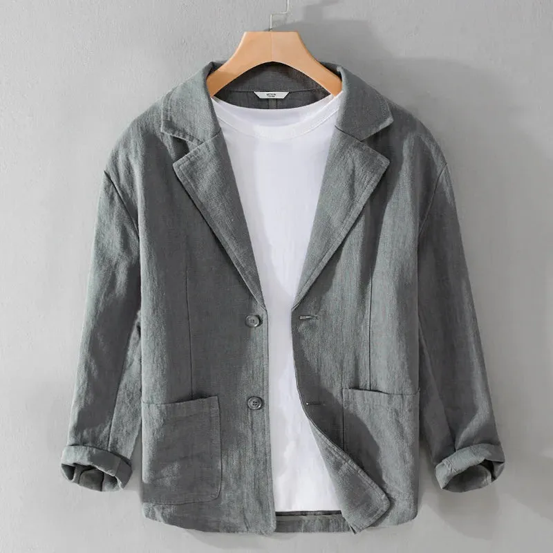 Leandro Linen Men's Jacket