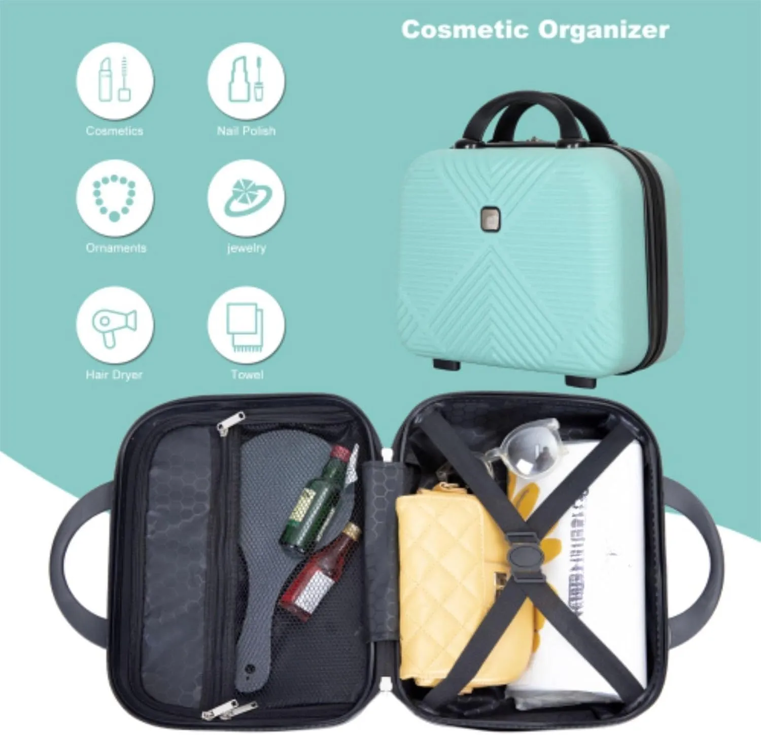 Lightweight, Light Blue, Carry-On 14/20/24/40Inch