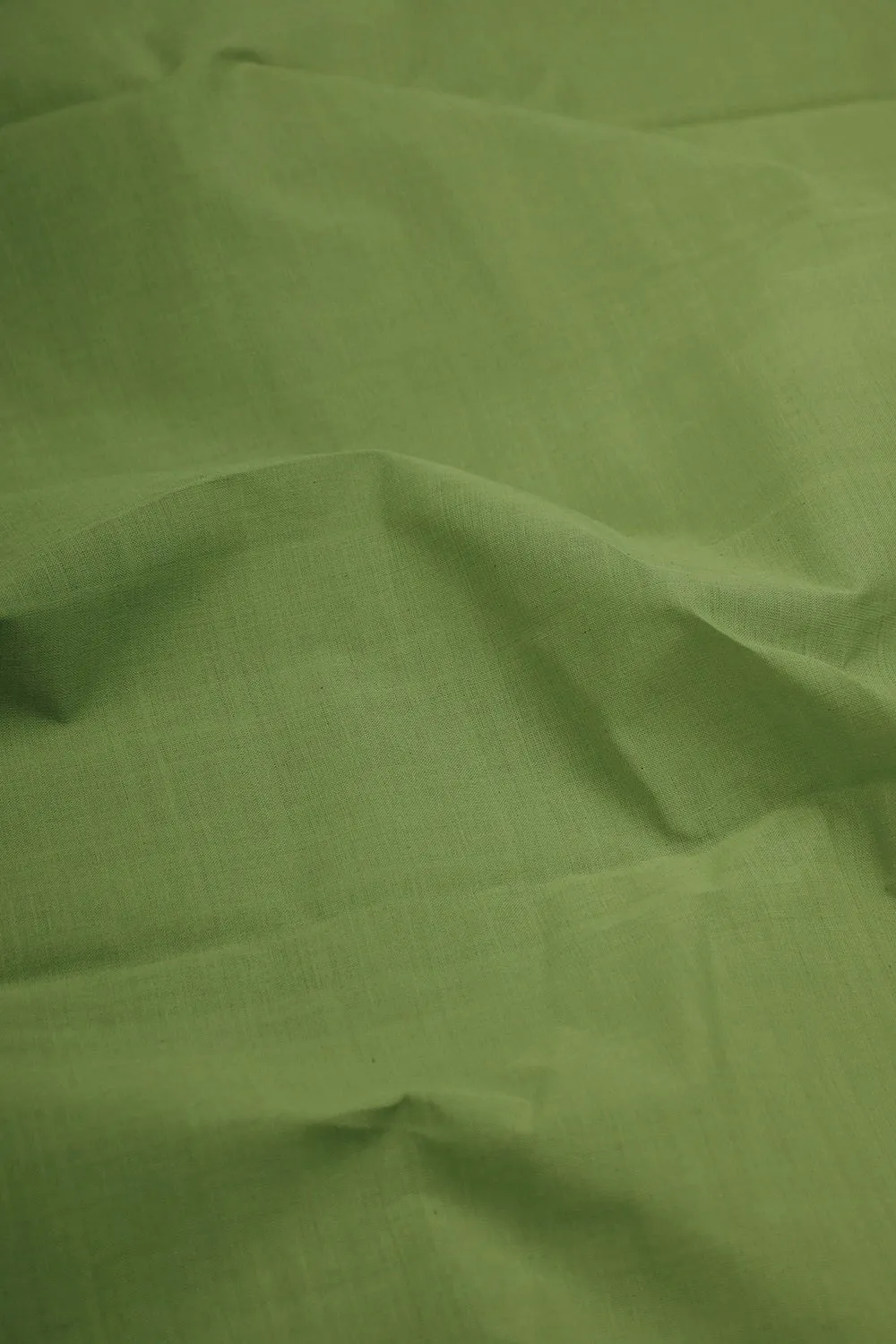 Lime Green Handwoven Cotton Fabric