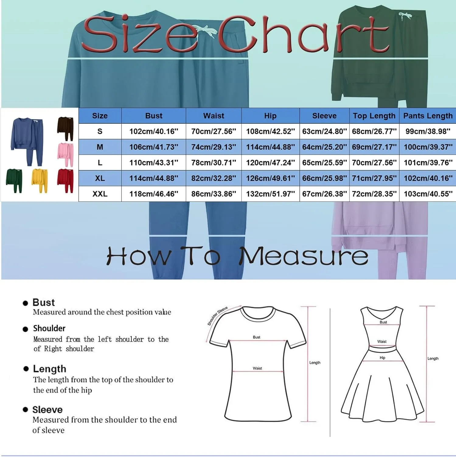 Lounge Sets for Women 2024 Long Sleeve Crewneck Athletic Trendy Hoodie Sweatshirts and Sweatpants Sweatsuit