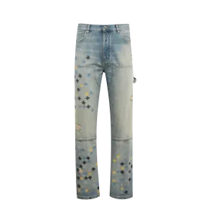 MA QUAD EMBROIDERED JEANS (MENS)