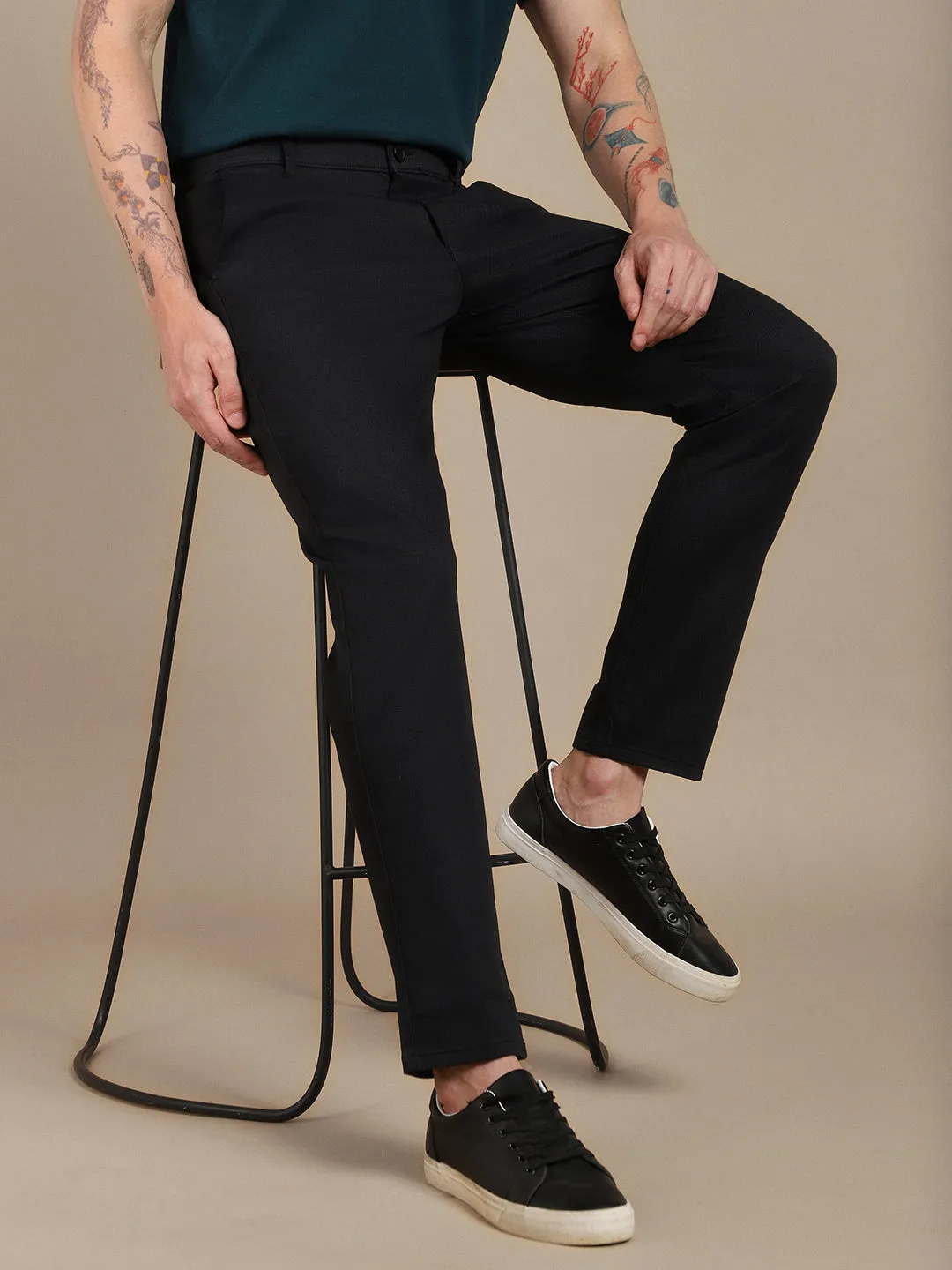 Men's Black Chino