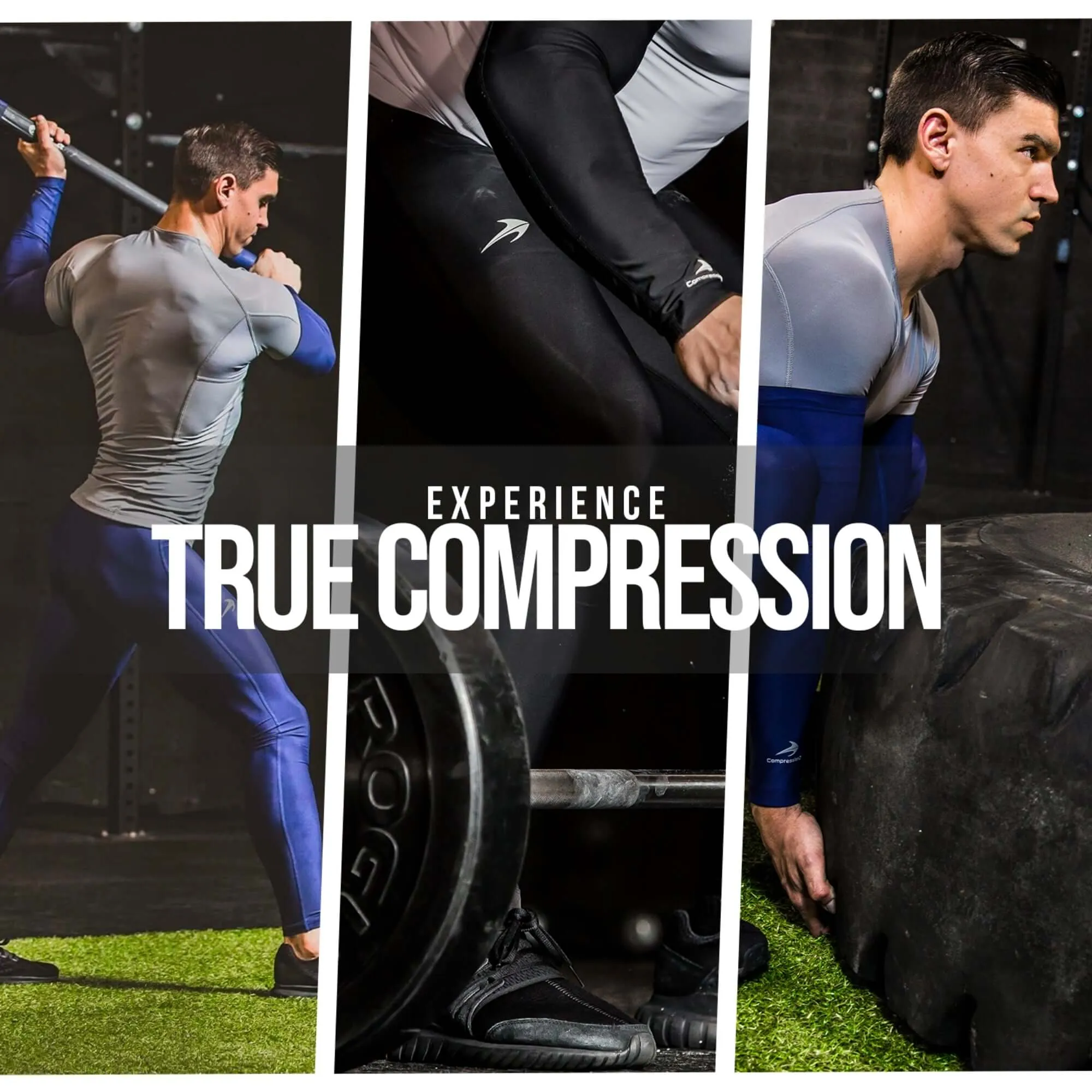 Men's Compression Pants - Navy