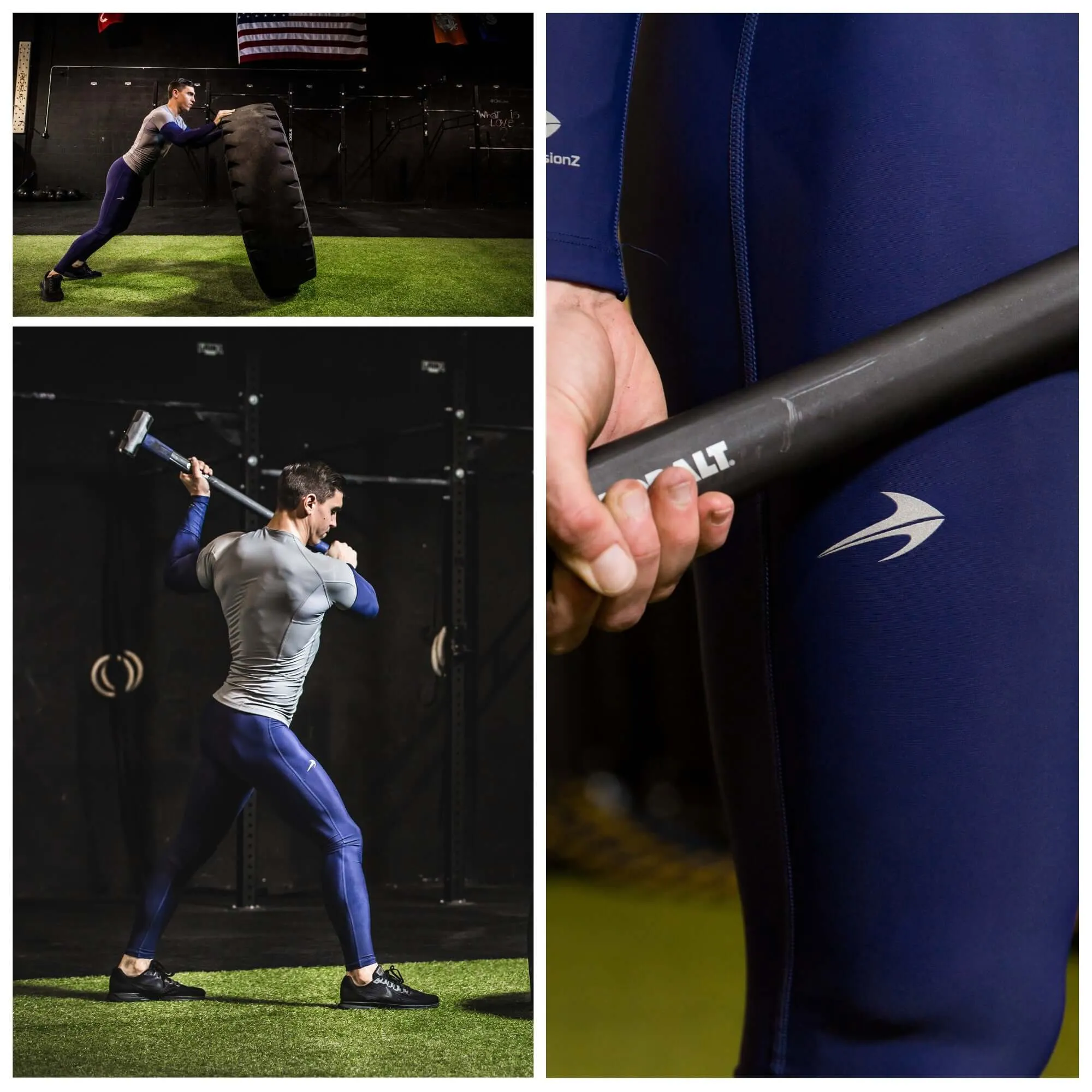 Men's Compression Pants - Navy