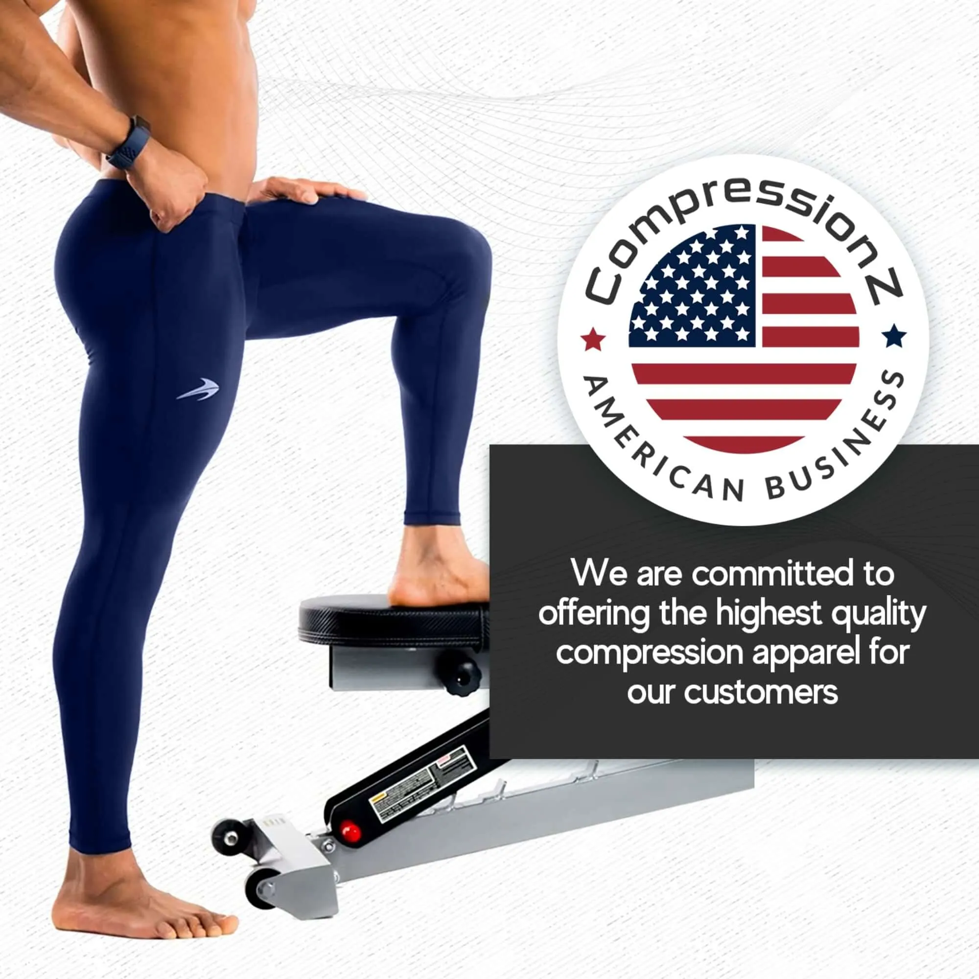 Men's Compression Pants - Navy