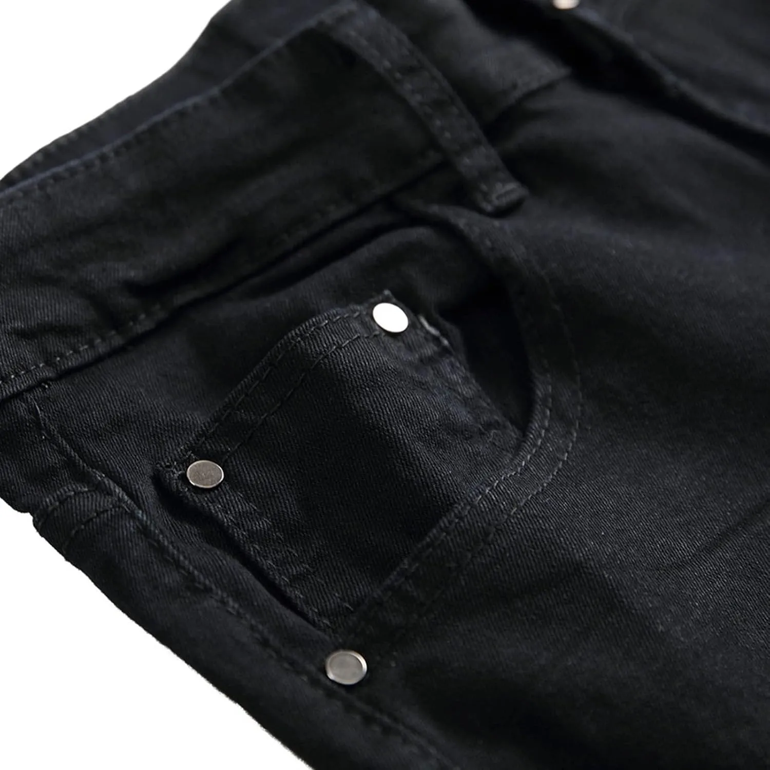 Mens Fashion Slim Fit Skinny Distressed Ripped Hiking Pants Casual Work Outdoor Straight Stretch Twill Cargo Pants