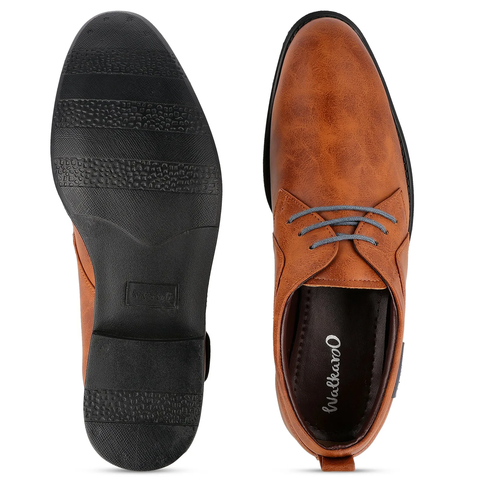 Men's Lace-up Formal Shoes - TF3501 Tan