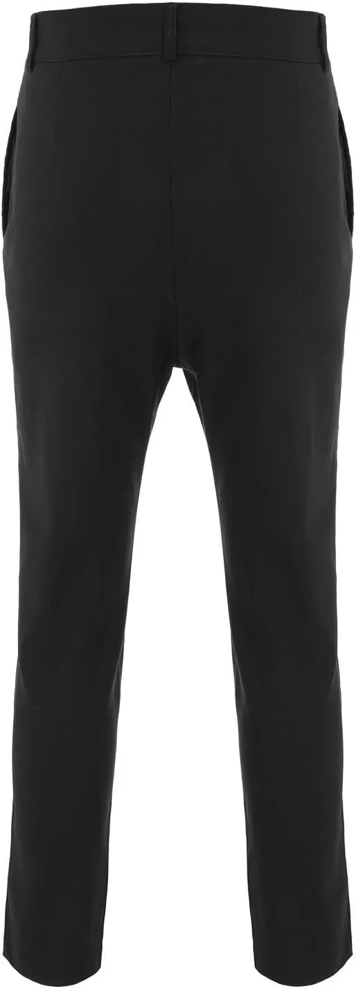 Mens Slim Fit Casual Pants with Pockets Skinny Stretch Tapered Chino Pant Straight Leg Business Dress Trousers for Men