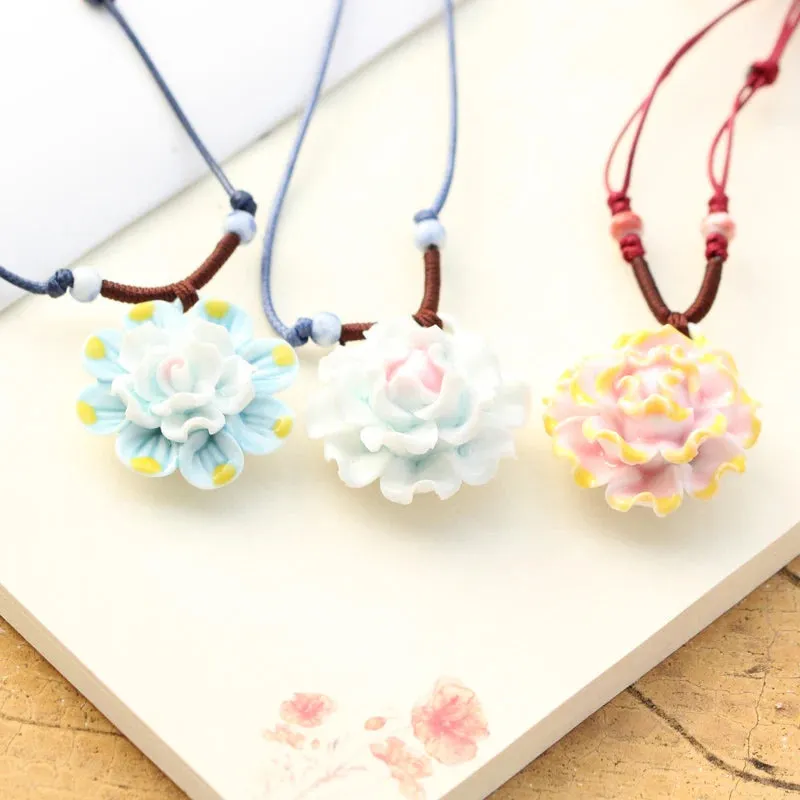 New fashion women's ceramic classic necklaces & Pendants