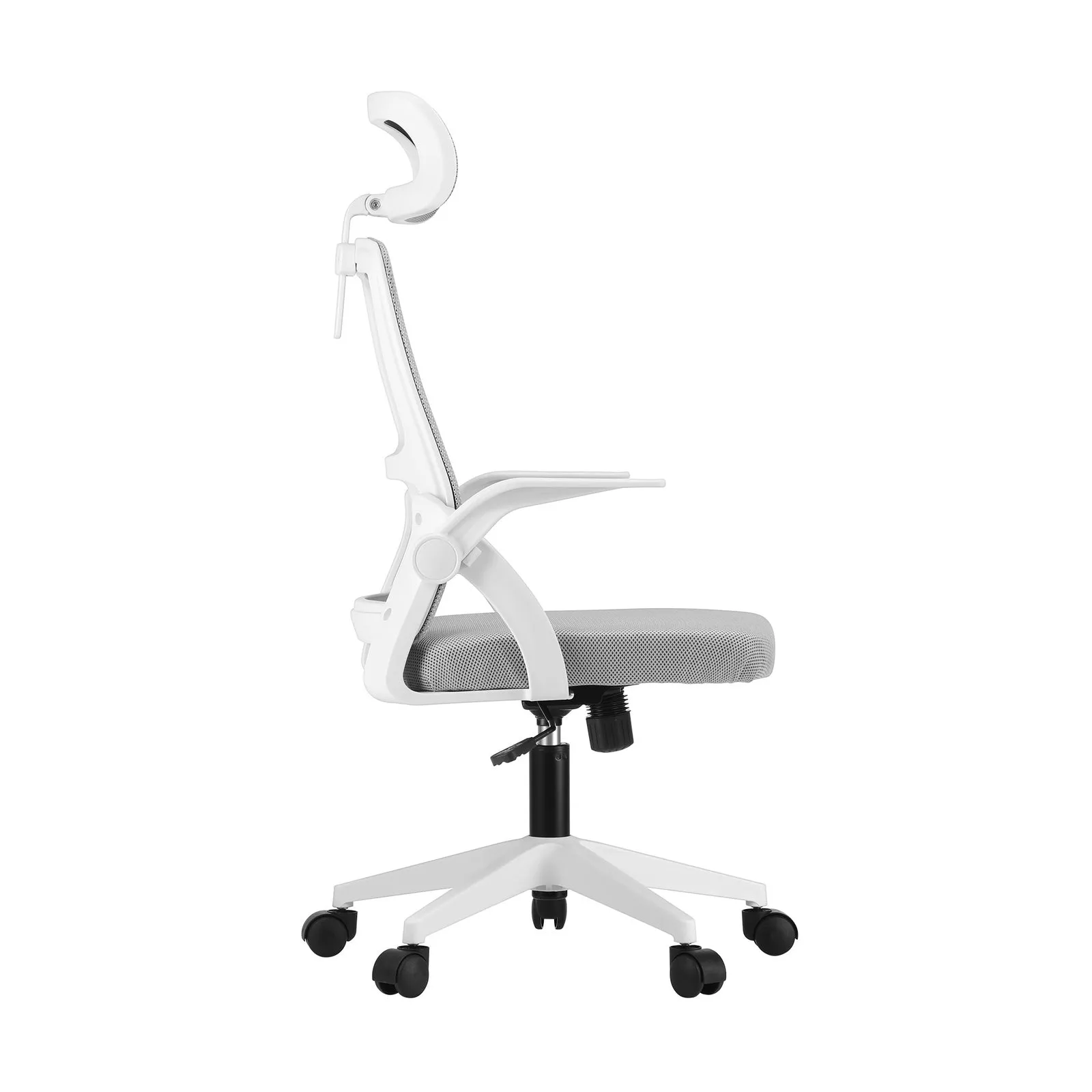 Oikiture Mesh Office Chair Executive Fabric Gaming Seat Racing Tilt Computer WH