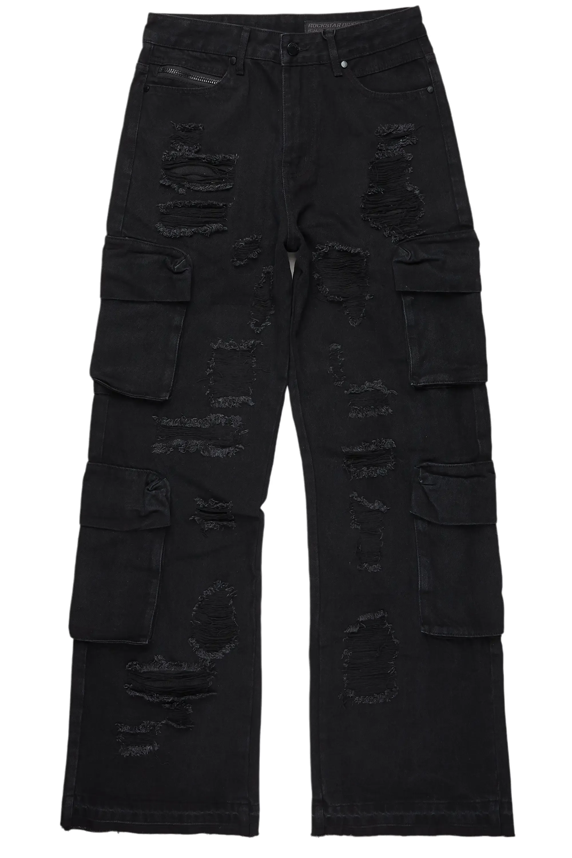 Peppe Black Baggy Fit Jean