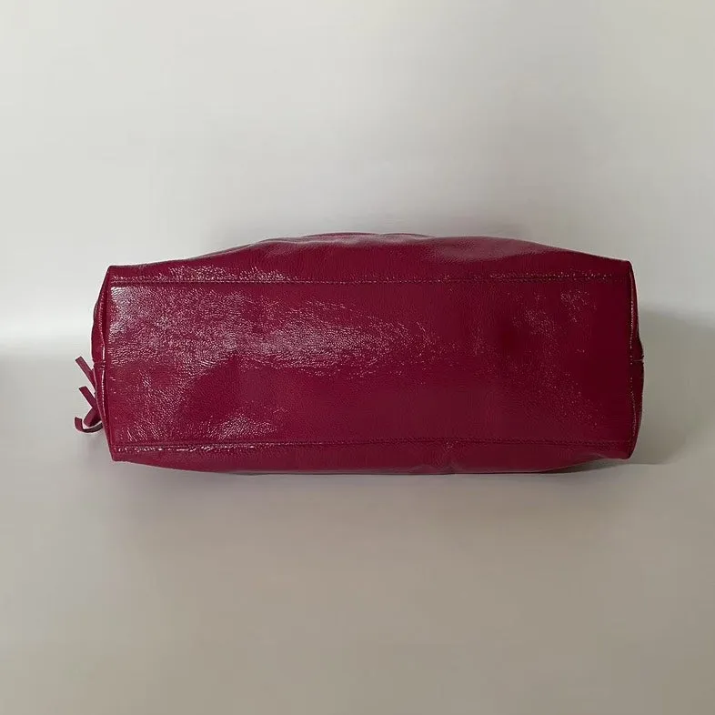 Preloved Gucci Soho Leather Shoulder Bag in Magenta