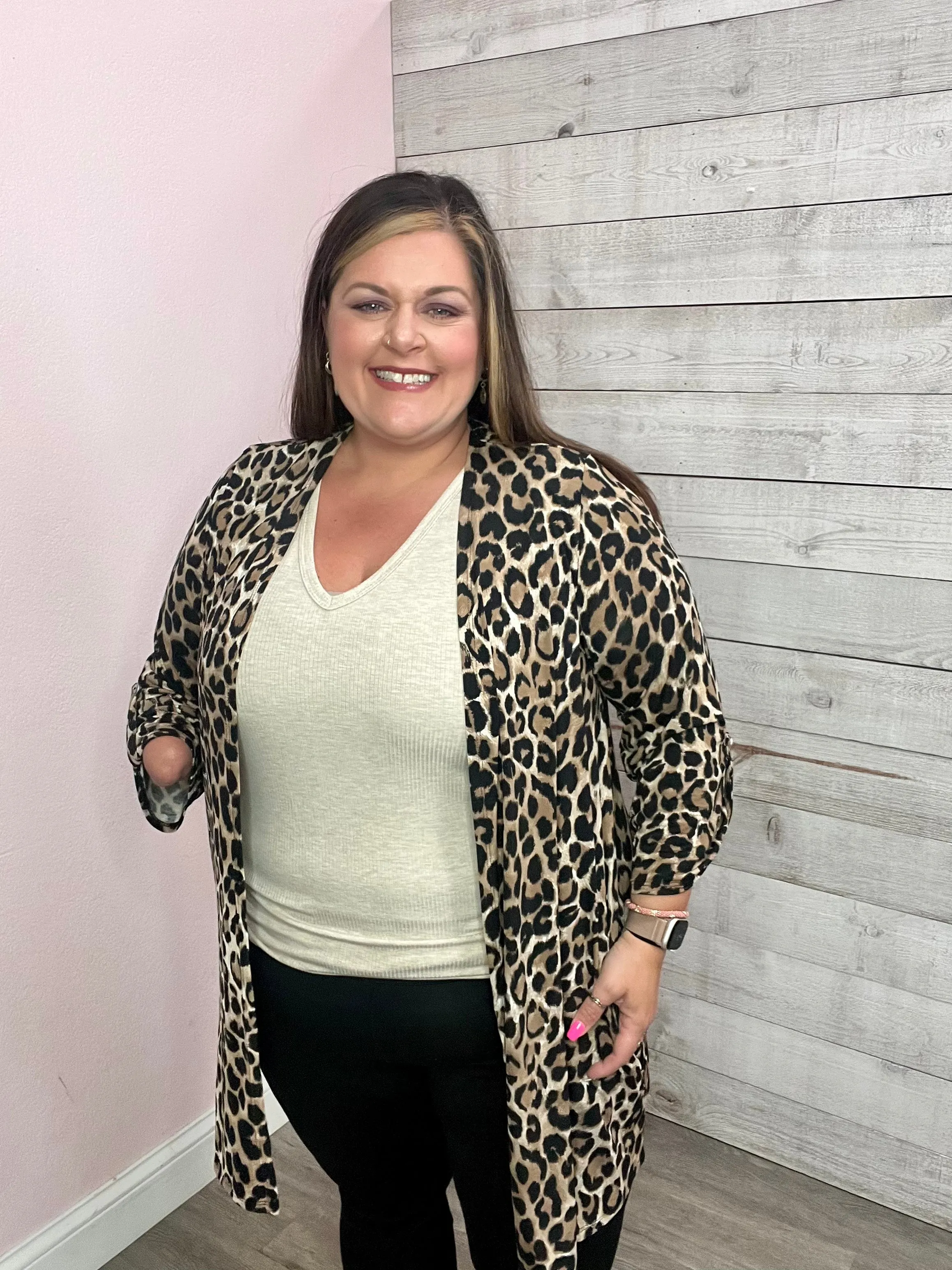 "Look Out" Animal Print Gabby Cardigan **FINAL SALE**