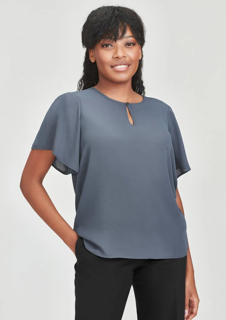 RB261LS - Biz Corporates - Vienna Womens Short Sleeve Blouse