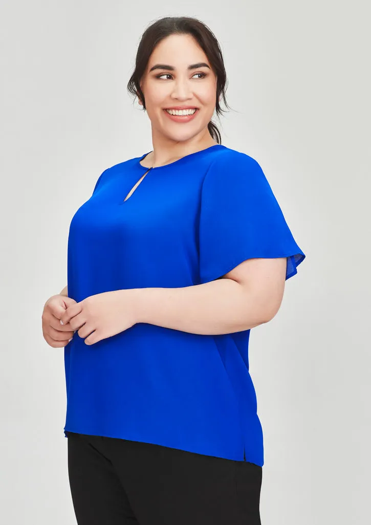 RB261LS - Biz Corporates - Vienna Womens Short Sleeve Blouse