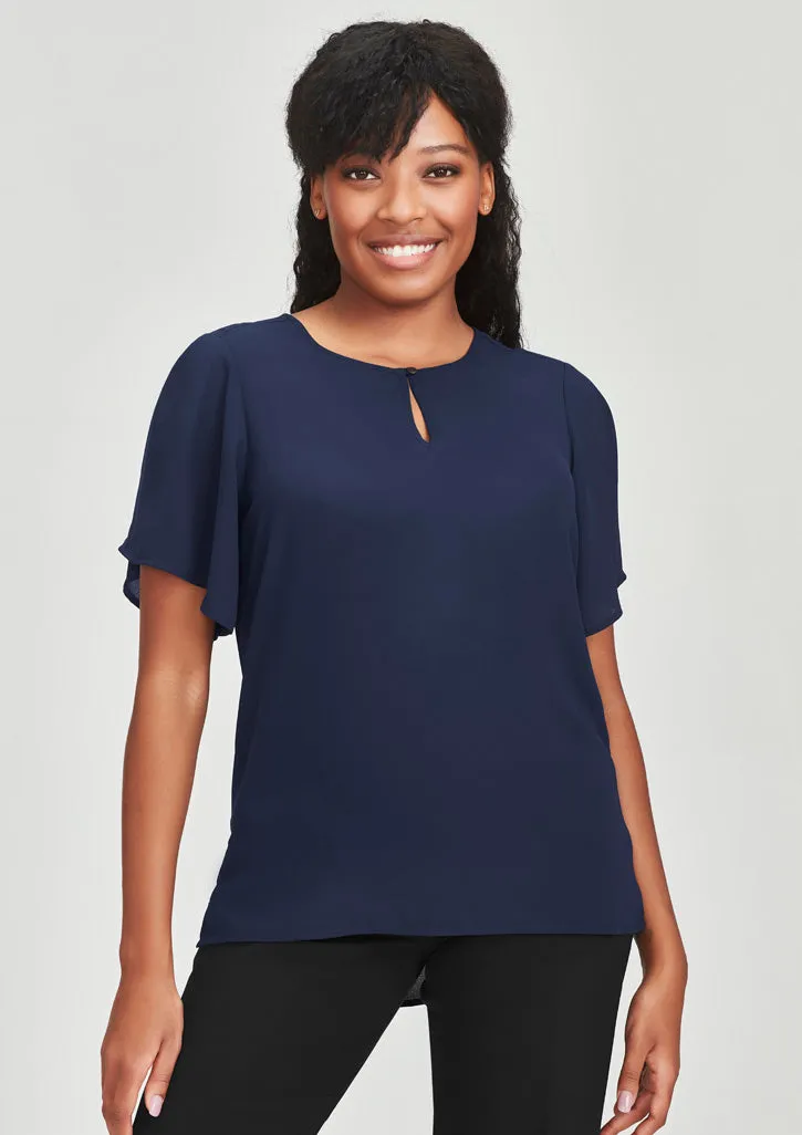 RB261LS - Biz Corporates - Vienna Womens Short Sleeve Blouse