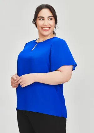 RB261LS - Biz Corporates - Vienna Womens Short Sleeve Blouse