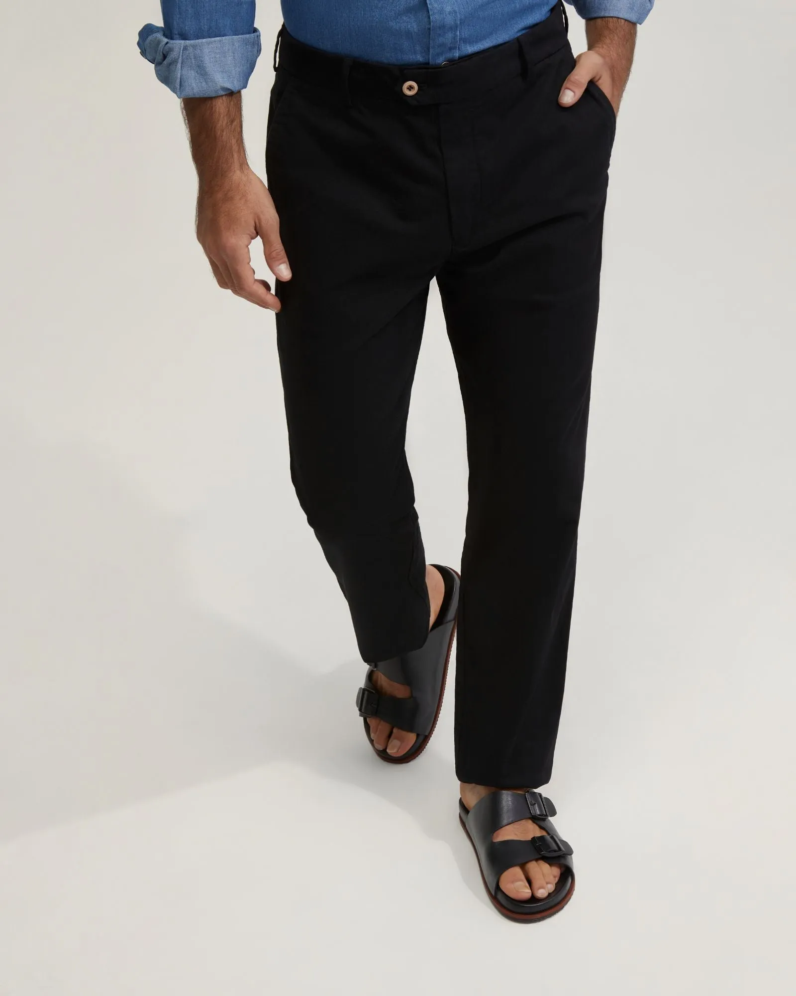 Relaxed Fit Cotton Chino