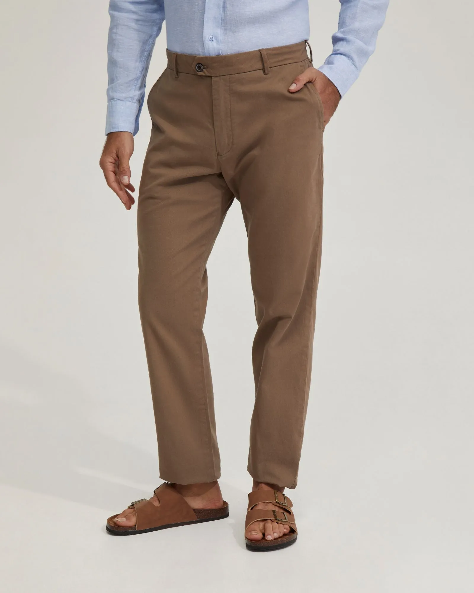 Relaxed Fit Cotton Chino